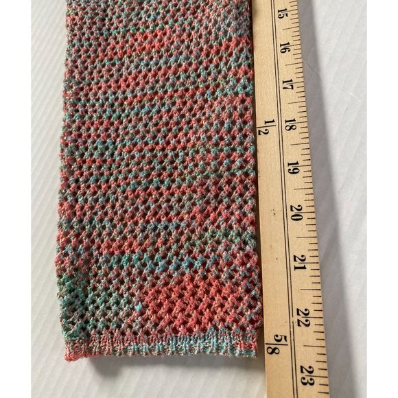 Krazy Kat Womens NWT Pink and Blue Long Line Cardigan with Glitter Size XXL - Picture 12 of 12